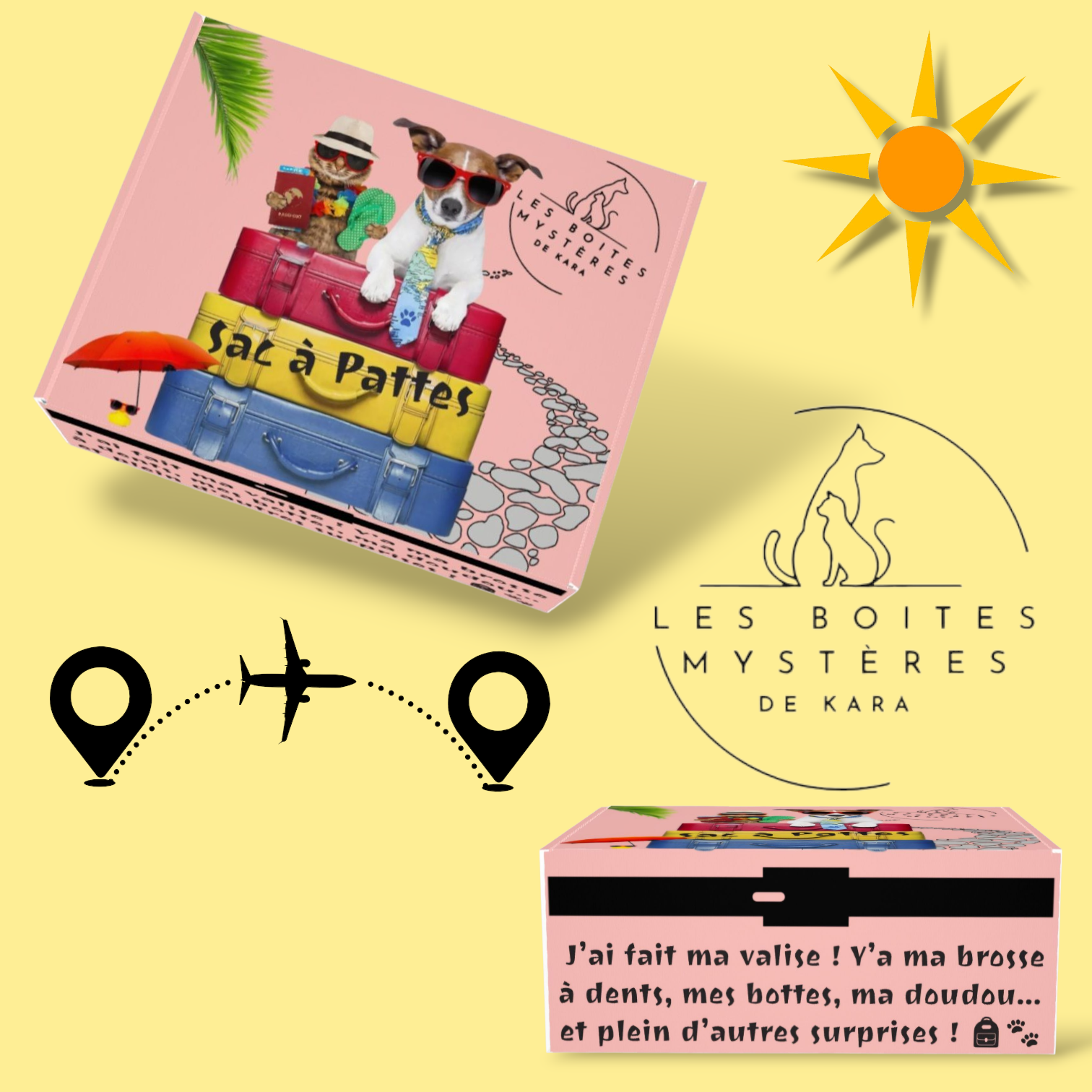 🌍✈️ 🎒🐾 LE SAC A PATTES pour les voyageurs !💼