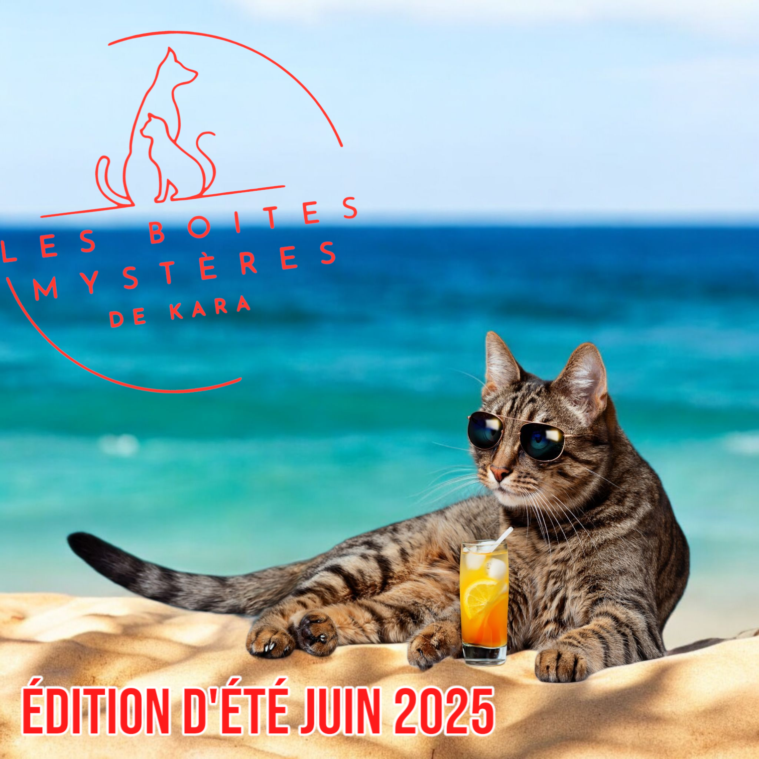 Seasonal summer edition box for cats and dogs