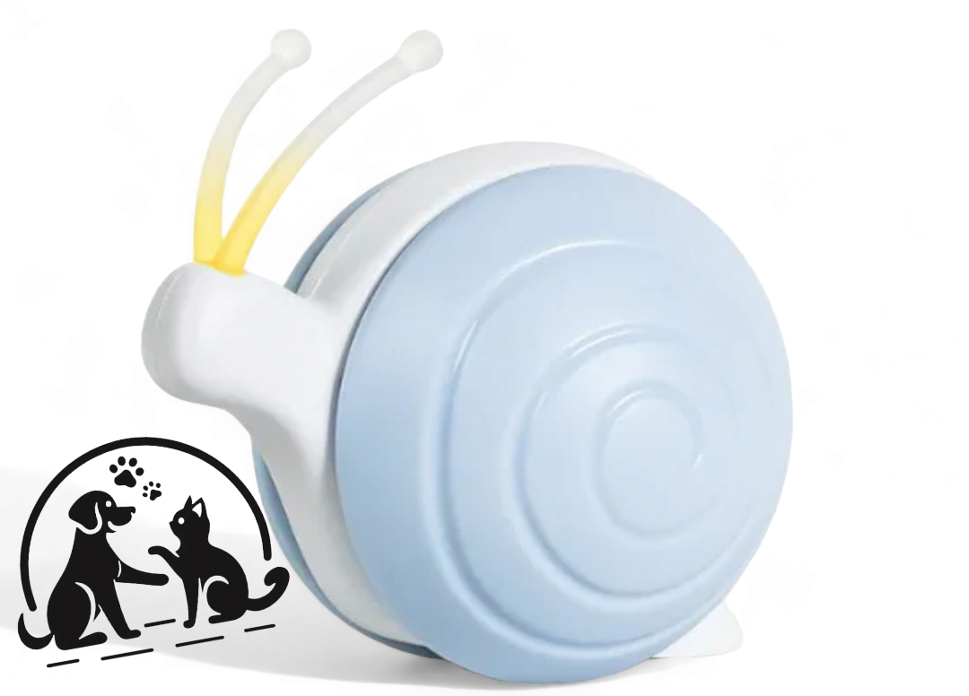 Spiral snail toy suitable for cats